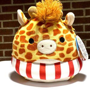 Squishmallow 8" Gary the Giraffe with red and white innertube - Limited Edition